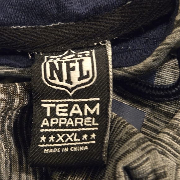 NFL Tennessee Titans Team Apparel Women XXL Mottled Gray/Silver Hoodie Sweatshrt - Picture 10 of 16